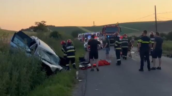 accident teribil cu sase raniti printre care doi copii de 4 si 14 ani in judetul cluj