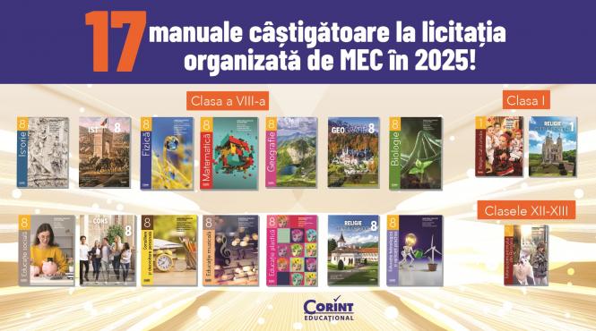editura corint din nou in fruntea educatiei romanesti 17 manuale aprobate pentru anul scolar 2025 2026