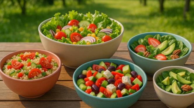 top 5 salate sanatoase si rapide perfecte pentru sezonul cald