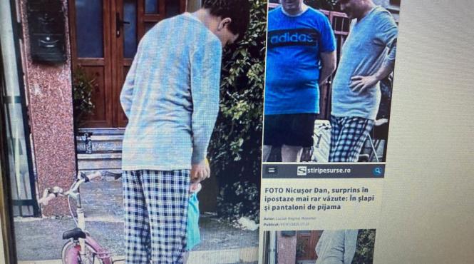 nicusor dan socheaza romania aparut strada pantaloni pijama slapi mov