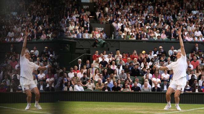 wimbledon pe un butoi cu pulbere dupa eliminarea arbitrilor de linie