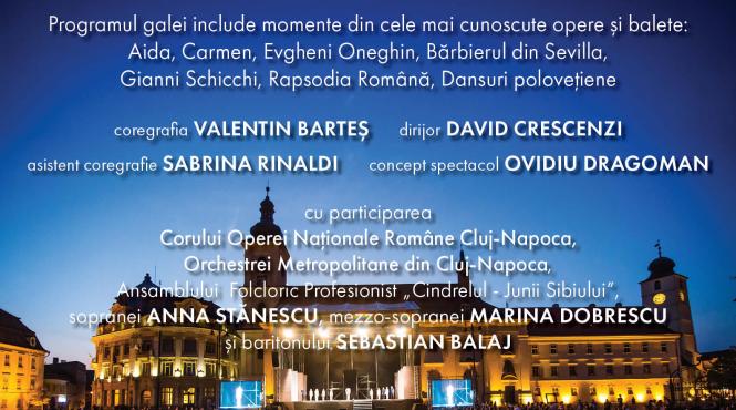 peste 150 de artisti vor inchide stagiunea teatrului de balet sibiu in piata mare