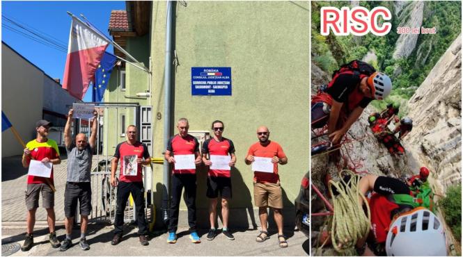 salvamontisti greva avertisment plafonare spor risc