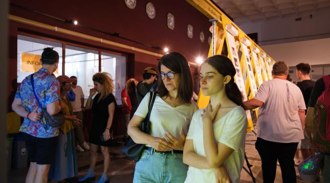 palatul galben revine in viata orasului piata amzei isi activeaza viitorul creativ