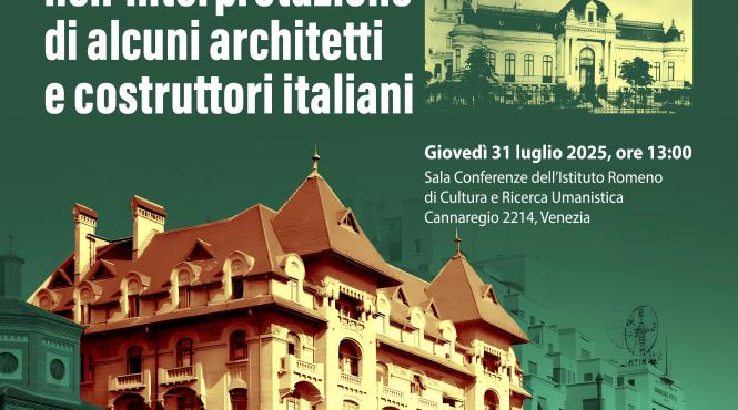venetia gazduieste o prelegere despre mostenirea italiana in arhitectura romaneasca