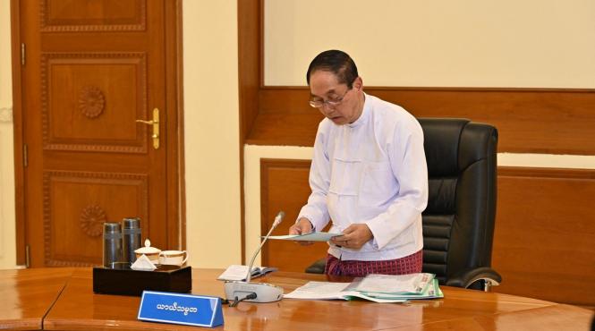 presedintele interimar al myanmarului myint swe moarte