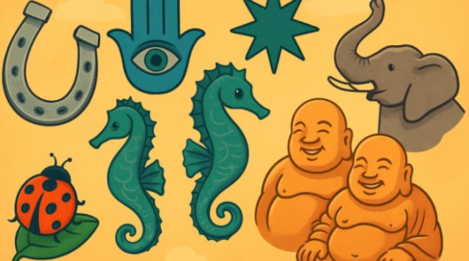 top 7 simboluri norocoase protejeaza superstitii