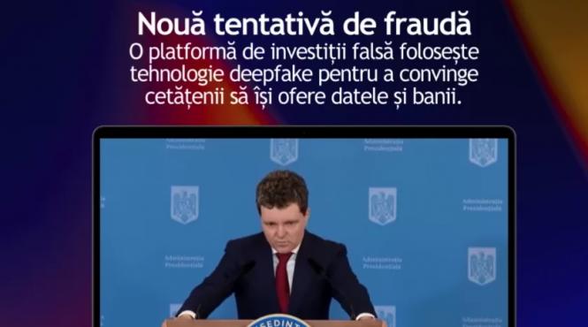 nicusor dan dnsc deepfake