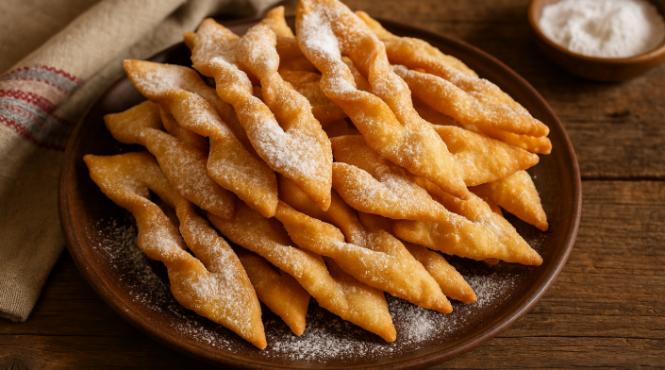 reteta uscatelelor minciunele crocante pudrate cu zahar