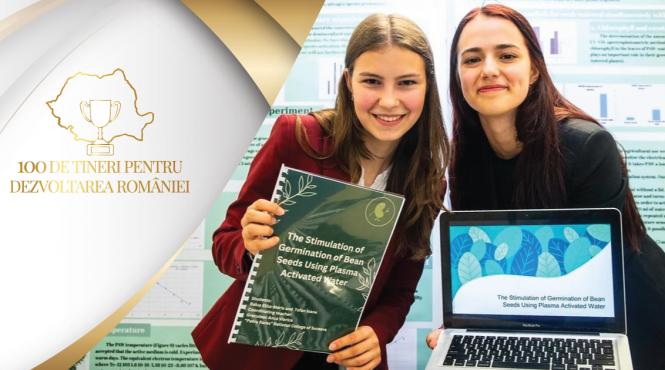 o inventie care poate revolutiona agricultura apa plasmatica creata de doua eleve inscrise in campania 100 de tineri pentru dezvoltarea romaniei