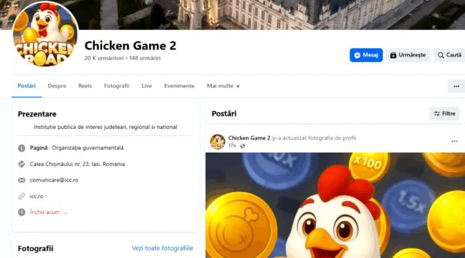 facebook cj iasi compromitere chicken game 2