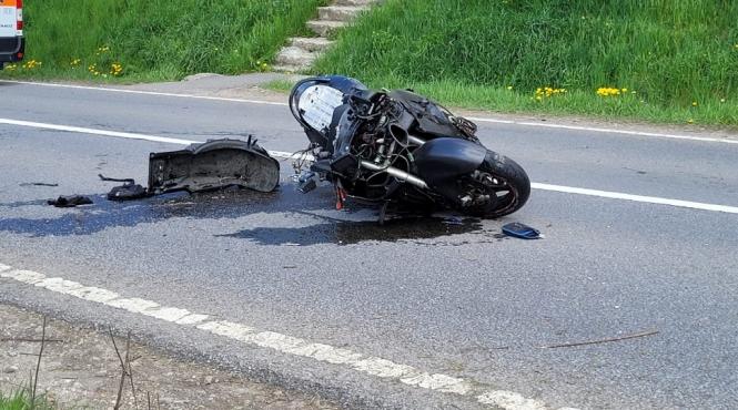 accident motocicleta dn15e dambovita