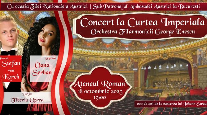 tenorul stefan von korch debuteaza pe 18 octombrie la ateneul roman in concert la curtea imperiala