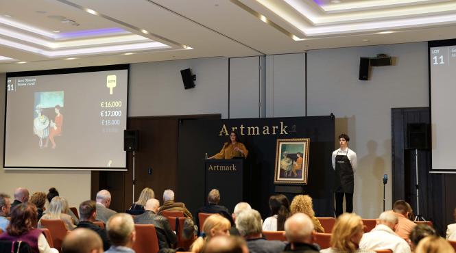 aproape 2 milioane e adjudecari in licitatiile de arta de toamna ale artmark din romania bulgaria si croatia