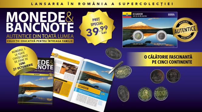 colectia monede si bancnote autentice din toata lumea continua calatoria sa fascinanta