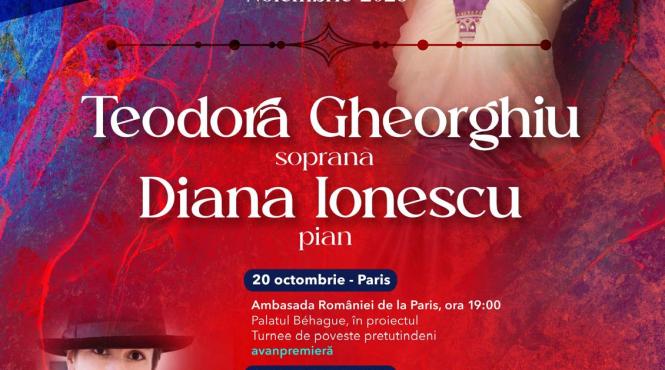 dupa succesul recitalului de la palatul behague de la paris teodora gheorghiu si diana ionescu revin in tara cu zambetul muzicii