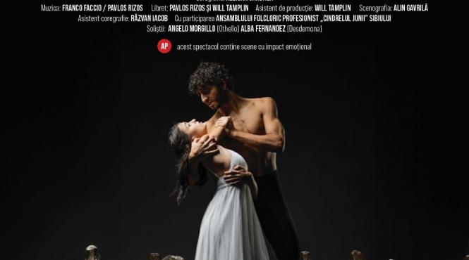 othello premiera lunii noiembrie la teatrul de balet sibiu