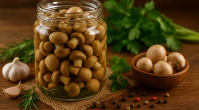 reteta traditionala de ciuperci murate gustoase aromate si perfecte pentru iarna