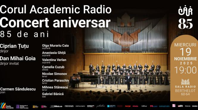 corul academic radio aniverseaza 85 de ani concert si sesiune de autografe