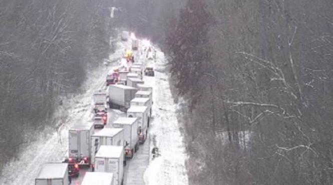 accident urias autostrada sua cel putin 45 masini implicate