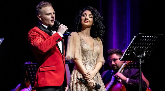 tenorul stefan von korch si soprana oana maria serban vor fermeca publicul cu un incantator duet in premiera in concertul craciun vienez din 22 decembrie de la sala palatului