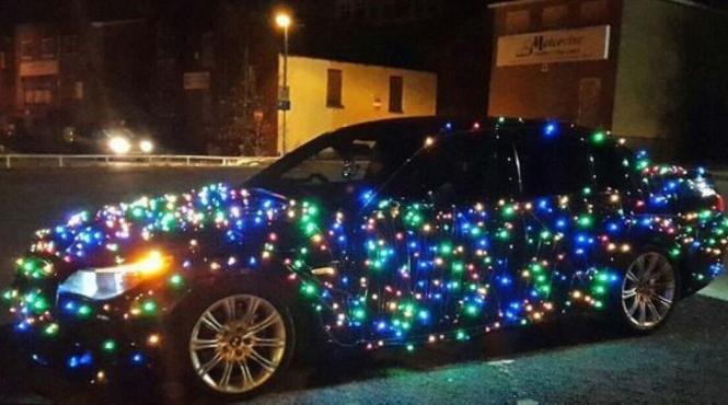 amenzi uriase soferii impodobesc masinile sarbatori
