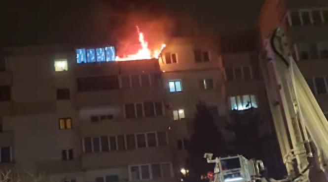 incendiu teribil intr un apartament din brasov un barbat a ajuns la spital