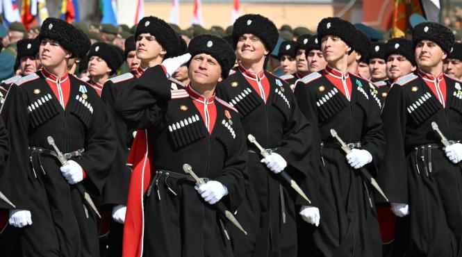 putin trimite cazaci lupte ucraina razboinici taristi