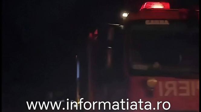 autospeciala pompieri avariata drum forestier comuna straja suceava