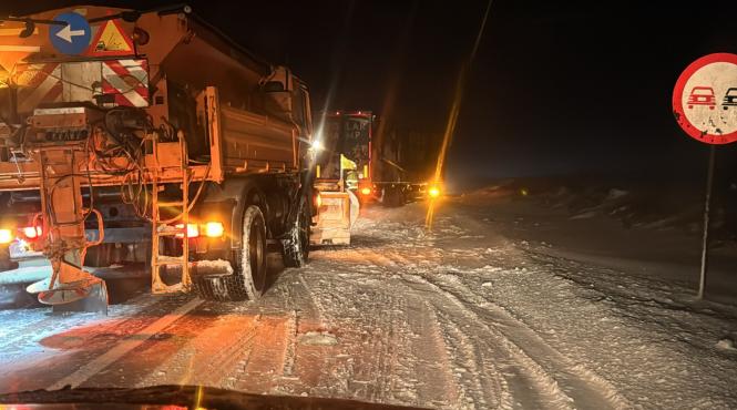 se circula in conditii de iarna pe a1 si pe drumuri din mai multe judete din tara