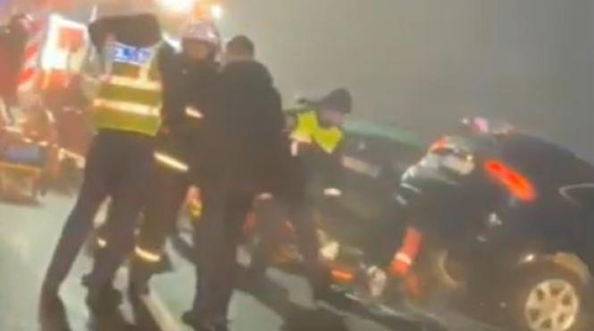 accident mortal intre 4 masini la arad