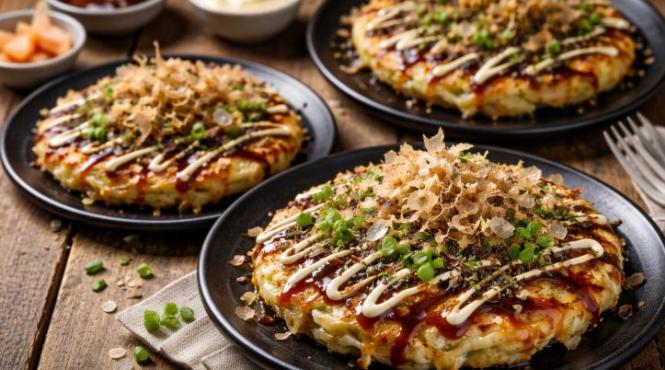 okonomiyaki clatita japoneza cu varza sau ce vrei tu