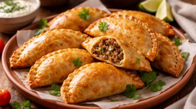 empanadas de casa fragede la exterior suculente la interior