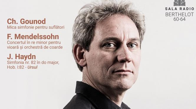 violonistul francez david grimal concert gounod mendelssohn haydn la sala radio