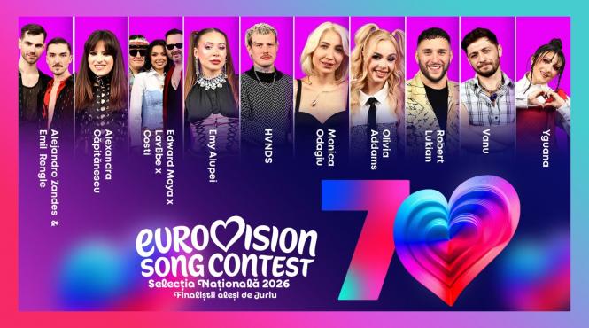 cine va reprezenta romania la eurovision 2026 lista finalistilor