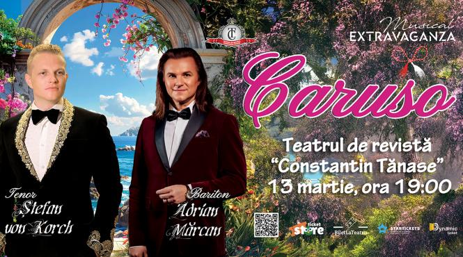 caruso recital dedicat femeii si feminitatii cu tenorul stefan von korch si invitatii pe 13 martie la teatrul constantin tanase