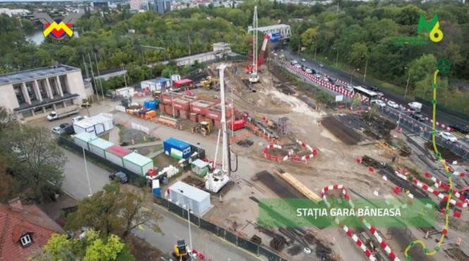 surpare santier magistrala 6 metrou baneasa jica