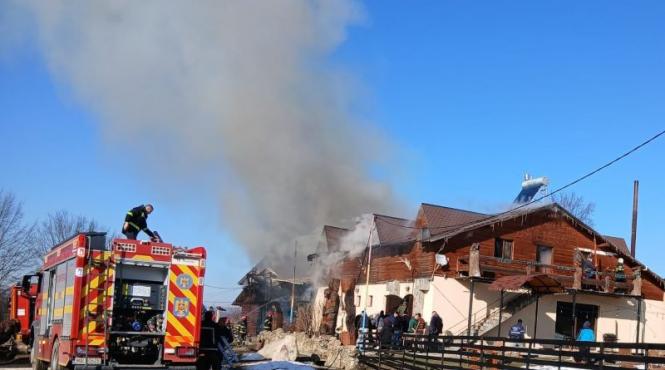 incendiu pensiune slanic moldova