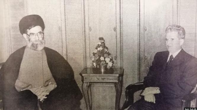 ali khamenei nicolae ceausescu