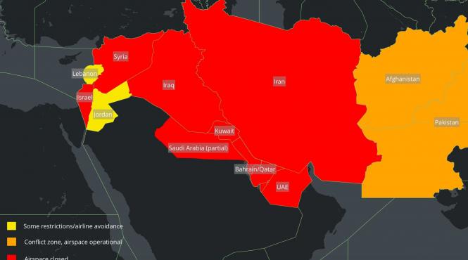mii oameni blocati aeroporturi 24 zboruri orientul mijlociu anulate