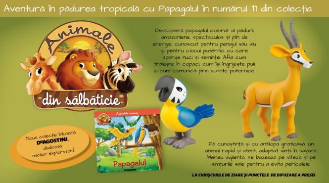 aventura in amazon papagalul si antilopa te asteapta in numarul 11 acum la chioscuri