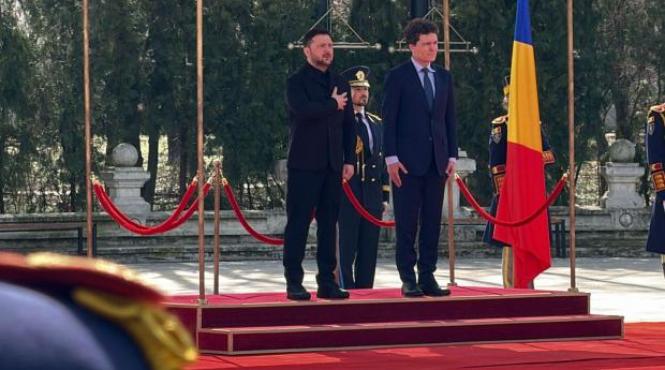 volodimir zelenski ajuns bucuresti intalnire nicusor dan palatul cotroceni