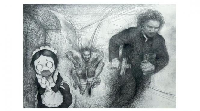 expozitia intunecata conceptie erezii lui lilith si saturn la scemtovici benowitz gallery