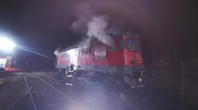 incendiu locomotiva oradea