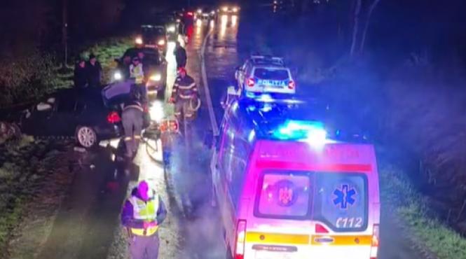 accident cu cinci victime incarcerate in judetul cluj