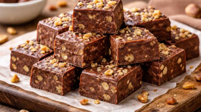 fudge ciocolata vegana nuci desert post nu te ai fi gandit