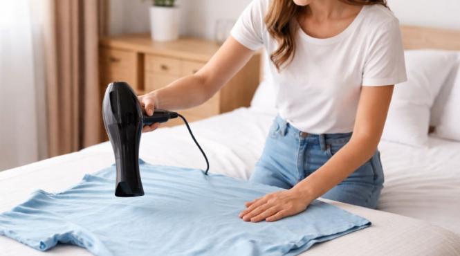 trucul viral care iti calca hainele fara fier de calcat