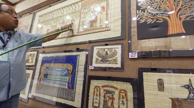 lectii fabricat papirus vizitatori egipt