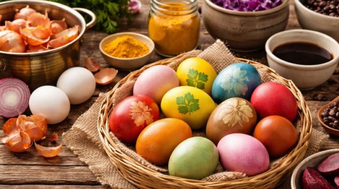 oua paste fara vopsea culori naturale superbe fara chimicale