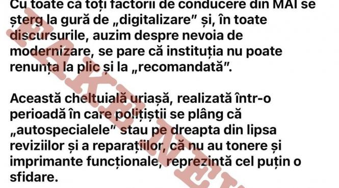 politia romana razboi europol atacuri sindicat strategie submina increderea cetatenilor